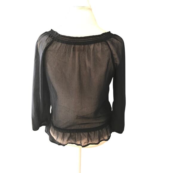 Hollister Blue Top Sheer - Picture 2 of 4